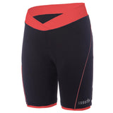 Pantaloncini donna Rh+ Pista - Nero rosa Zerorh