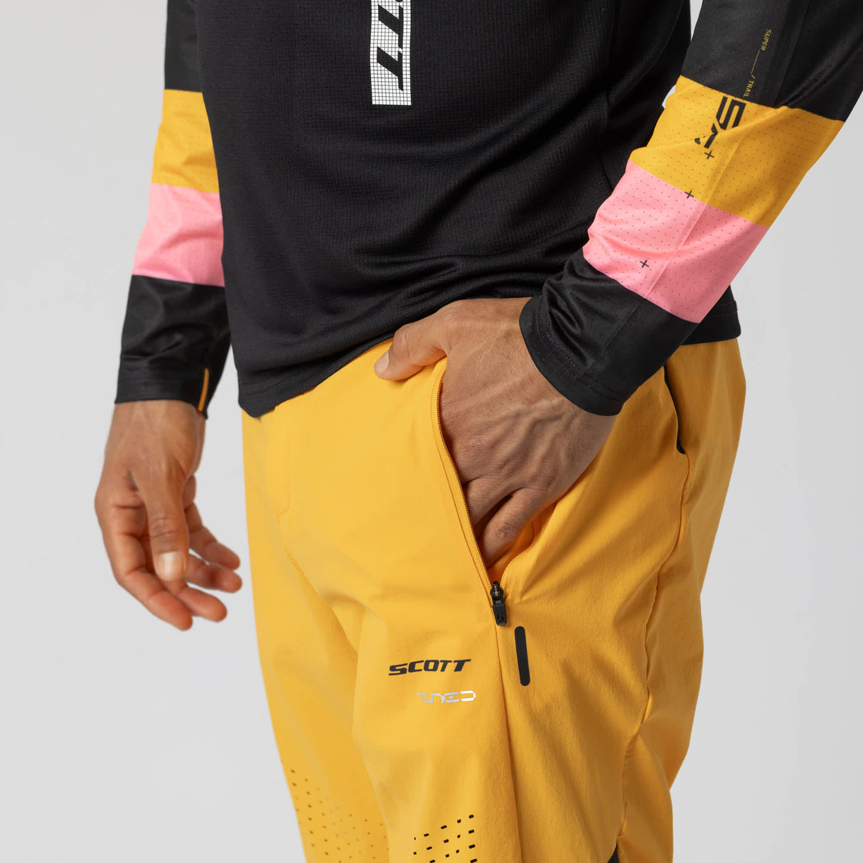 Pantaloni lunghi mtb Scott Tuned - Arancio