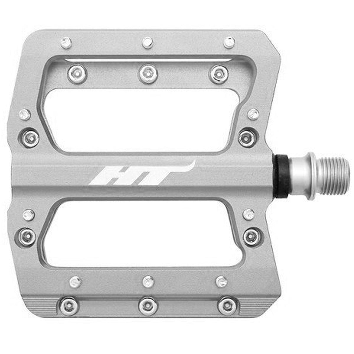 Pedali flat HT AN14A - Argento HT-Components