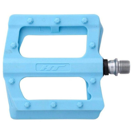 Pedali flat HT Nano-P PA12 - Azzurro HT-Components