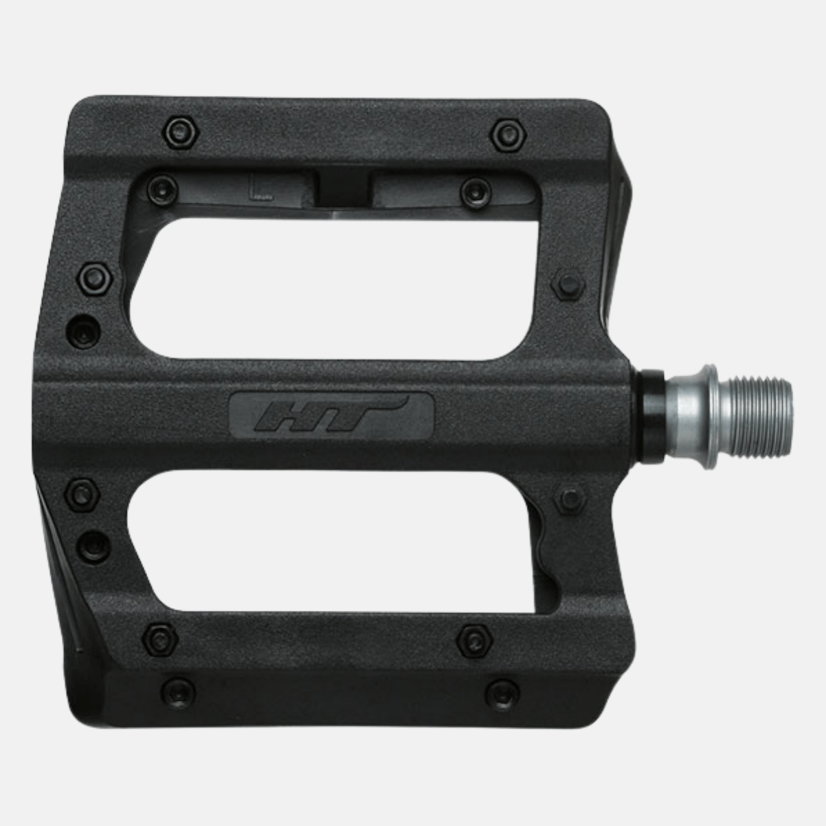 Pedali flat HT PA12A - Nero HT-Components