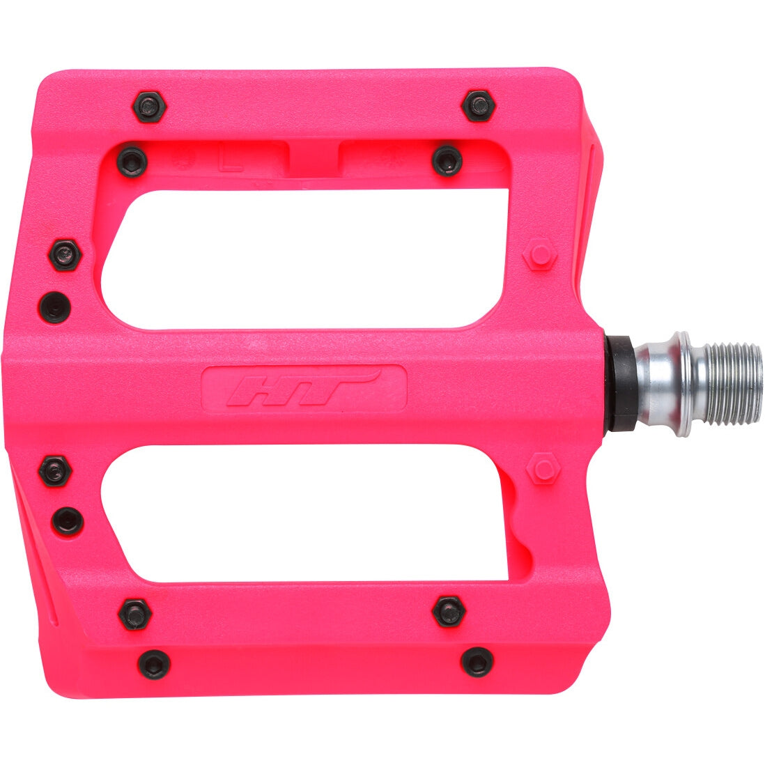 Pedali flat HT PA12A - Rosa HT-Components