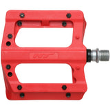 Pedales flat HT PA12A - Rojo