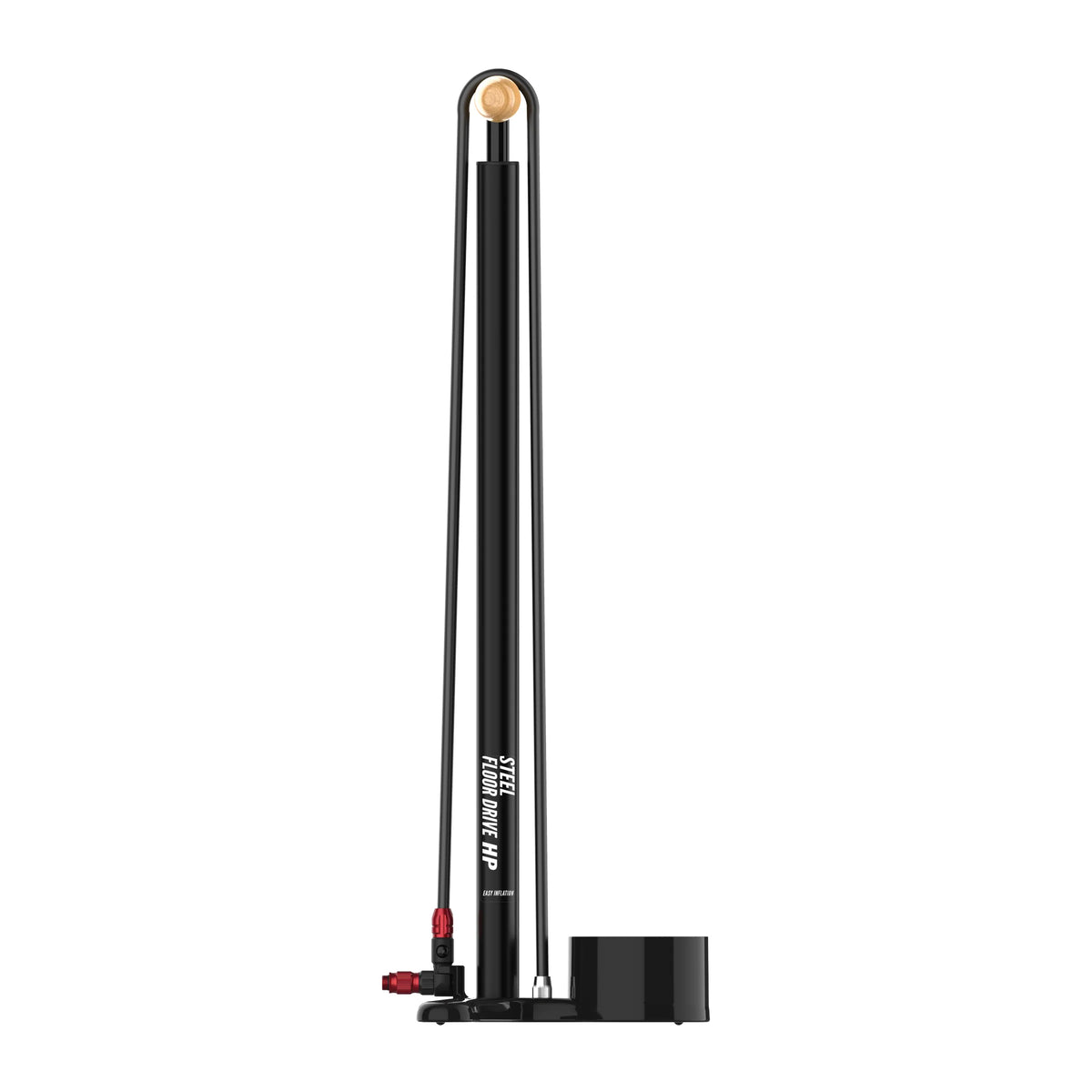 Pompa aria da terra Lezyne Steel Floor Drive - Nero Lezyne