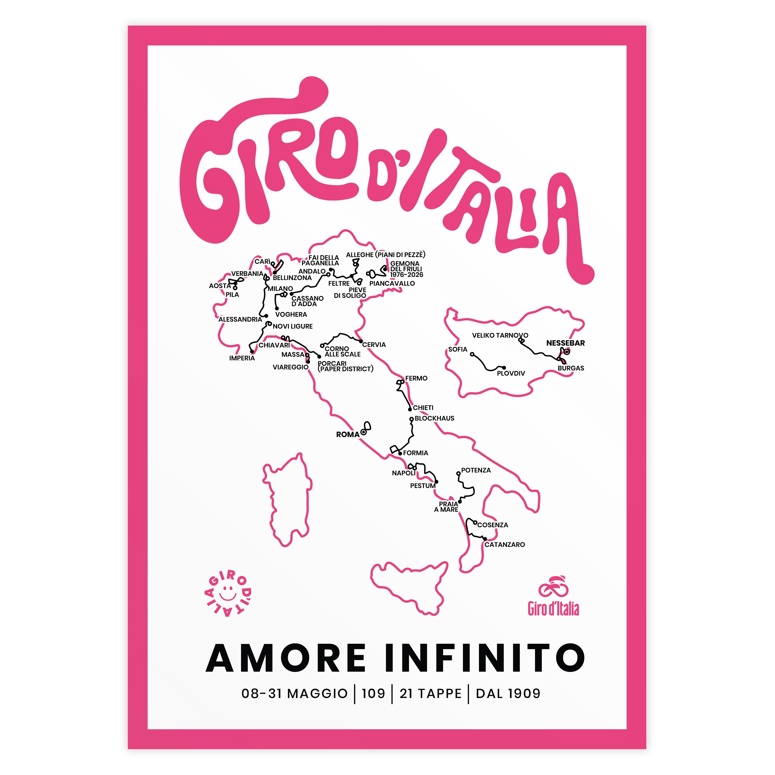 Poster Giro d'Italia - #109