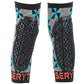 Protecciones de rodilla para niño Seryt Flow - Azul claro rojo