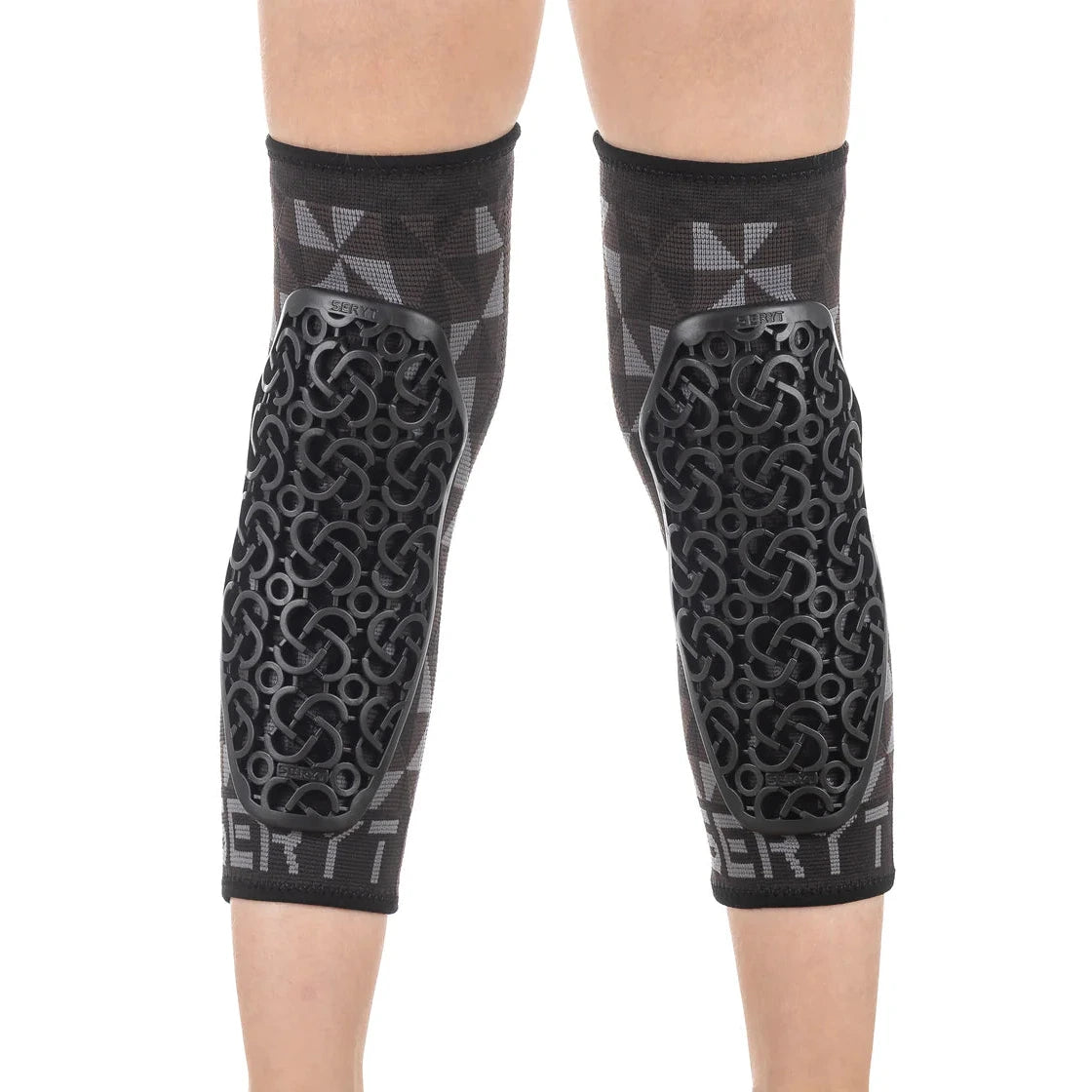 Protections genoux enfant Seryt Flow - Gris noir