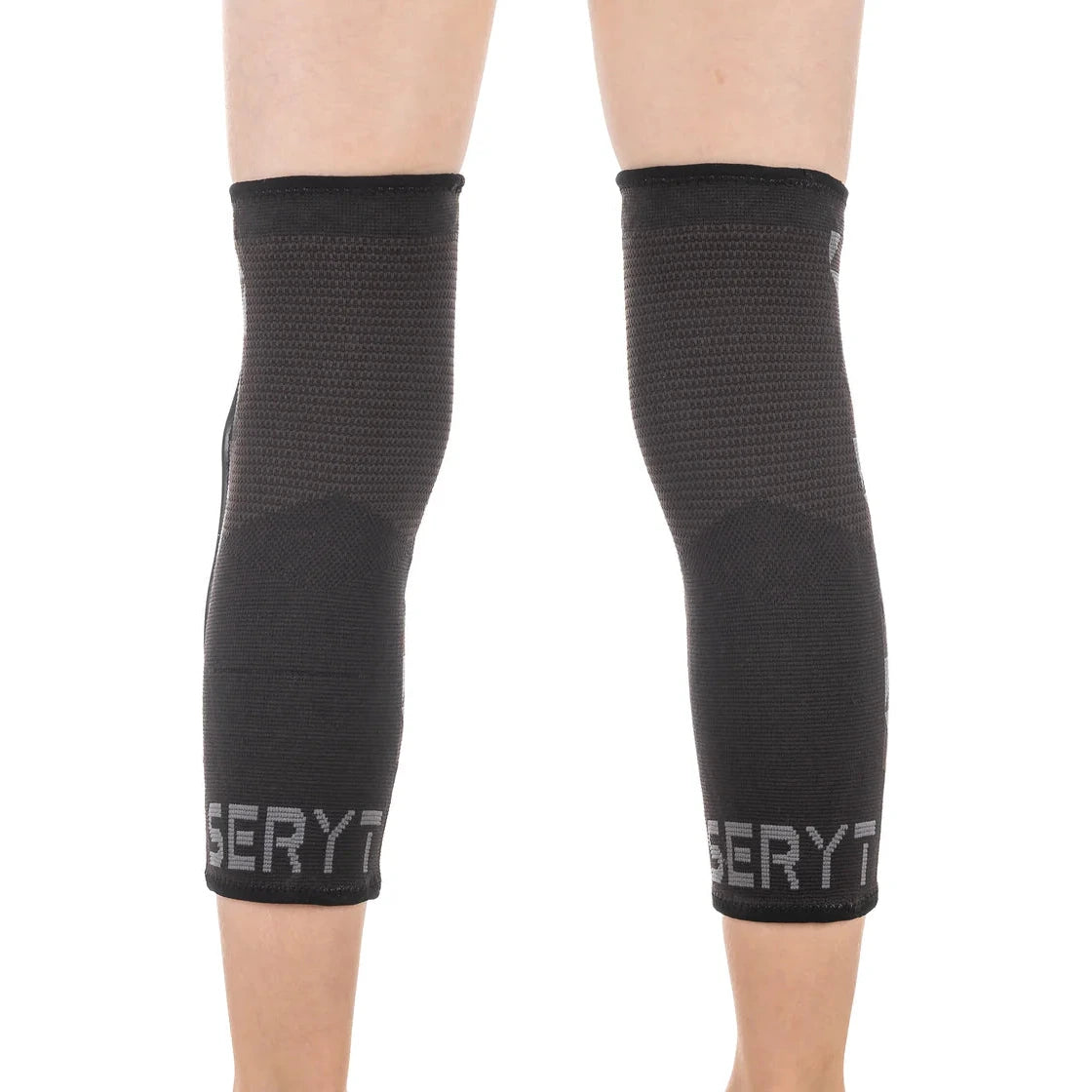 Protections genoux enfant Seryt Flow - Gris noir
