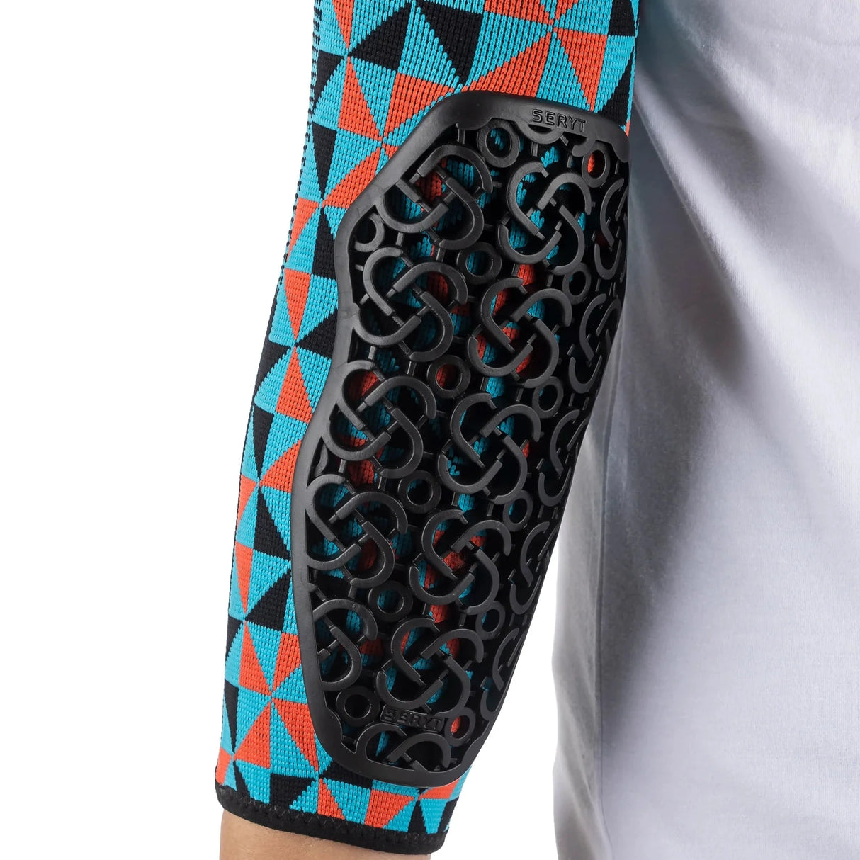 Ellbogenschoner Seryt Flow Elbow - Hellblau rot