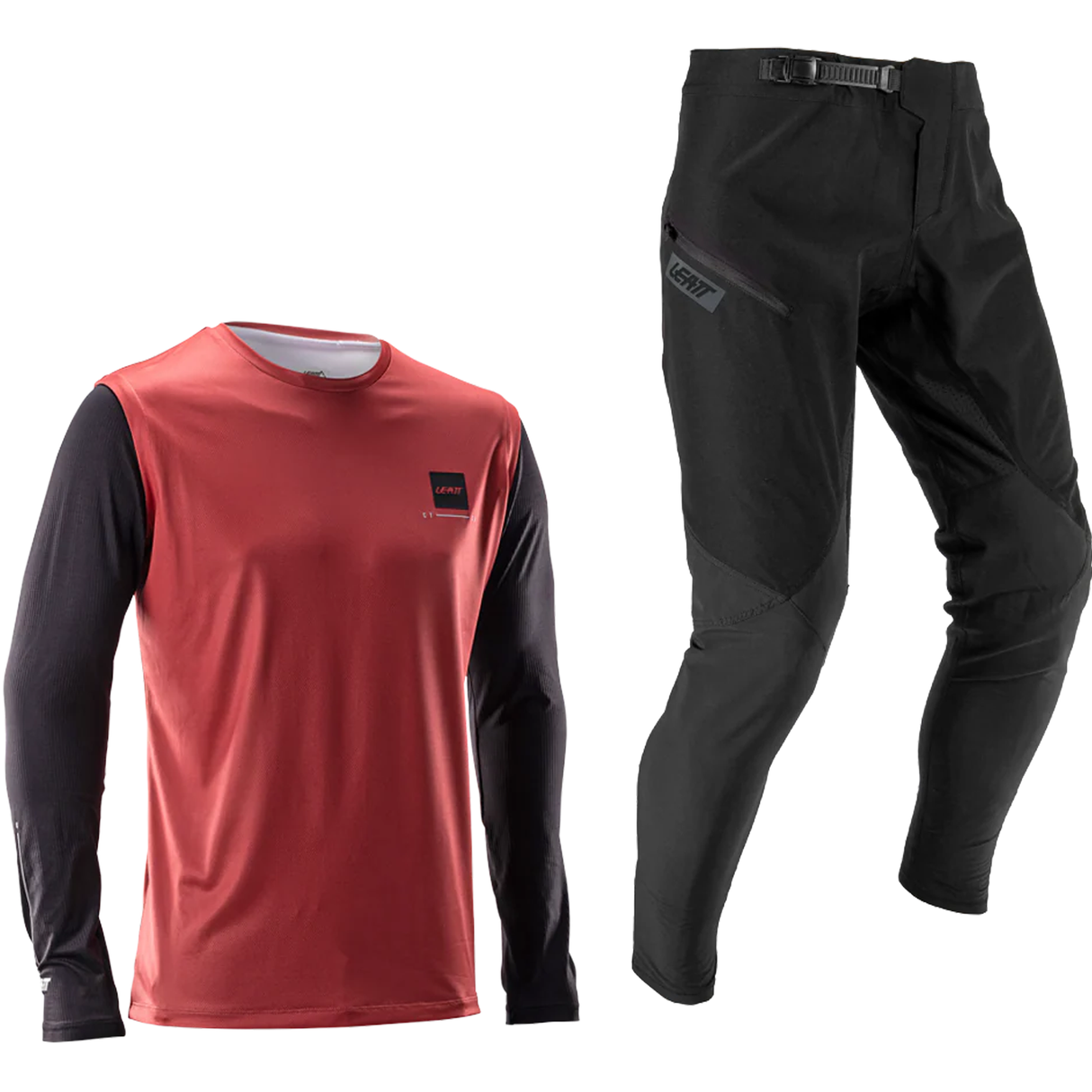 Ride Kit MTB Gravity 1.0 - Rosso nero Leatt