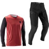 Ride Kit MTB Gravity 1.0 - Rosso nero Leatt