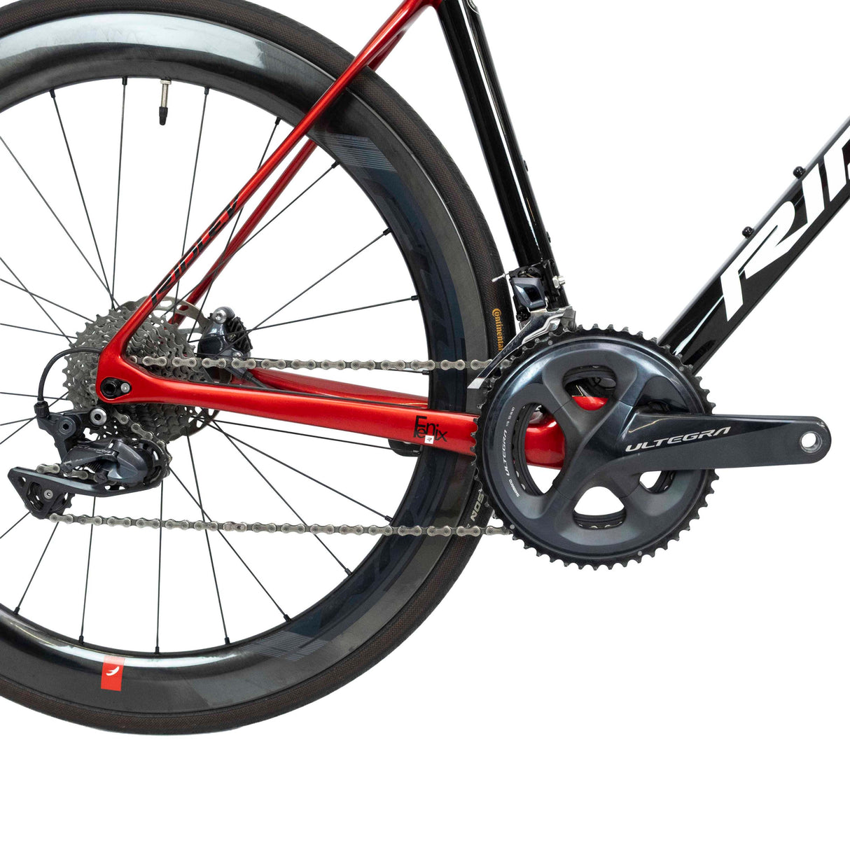 Ridley Fenix Disc Ultegra - Black Red
