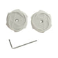 Rotor Northwave SLW Xdial Knob Kit - Blanc