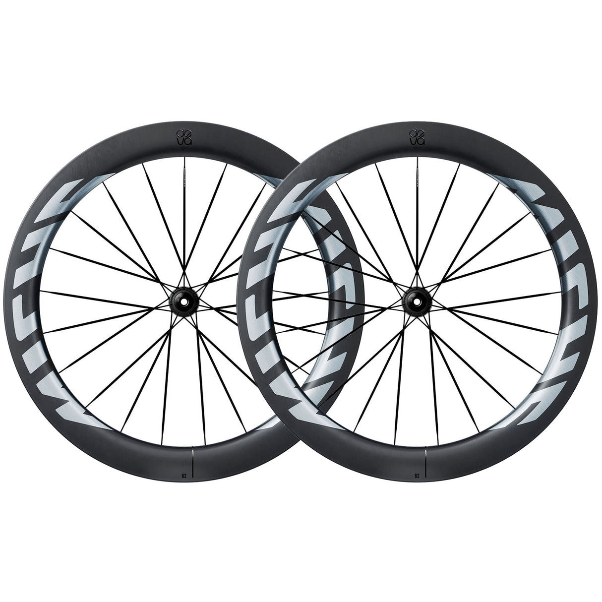 Roues Miche Deva RD 62 Carbon - Argento
