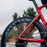 Roues Miche Deva RD 62 Carbon - Argento