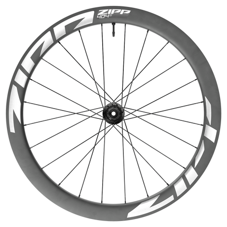 Ruote Zipp 404 S tubeless disc center lock - Nero bianco Zipp