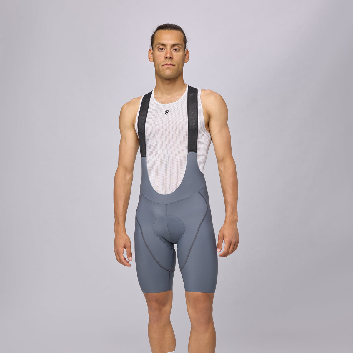 Bib shorts Pissei Sanremo Thermal - Slate