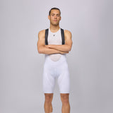 Bib shorts Pissei Sanremo Thermal - White
