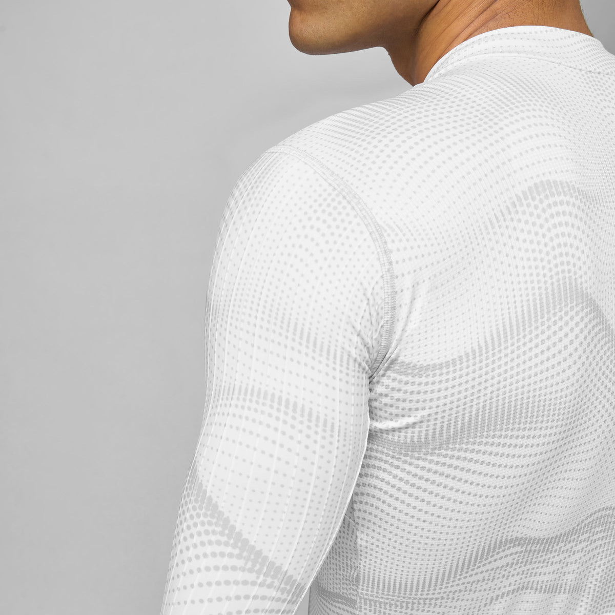 Maillot manches longues Pissei Sanremo - Blanc gris