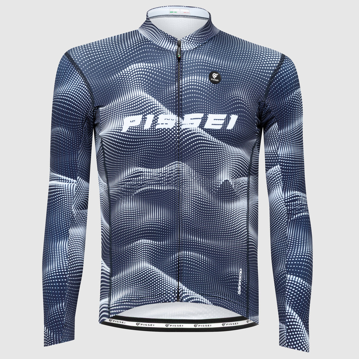 Maglia maniche lunghe Pissei Sanremo - Blu celeste