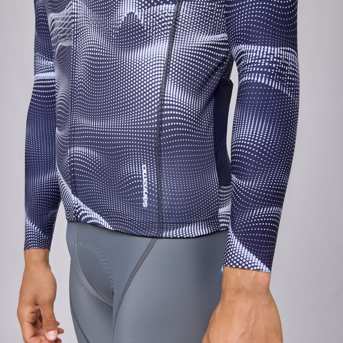 Maglia maniche lunghe Pissei Sanremo - Blu celeste