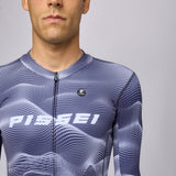 Maglia maniche lunghe Pissei Sanremo - Blu celeste