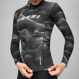 Maillot de manga larga Pissei Sanremo - Negro gris