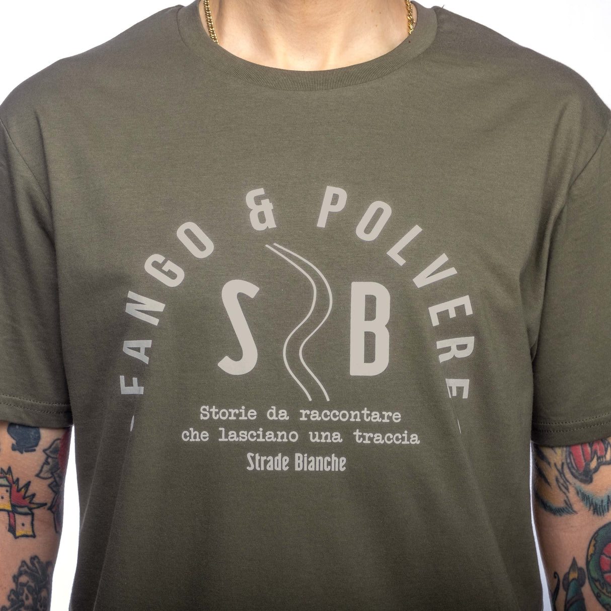 T-Shirt Strade Bianche - Schlamm und Staub