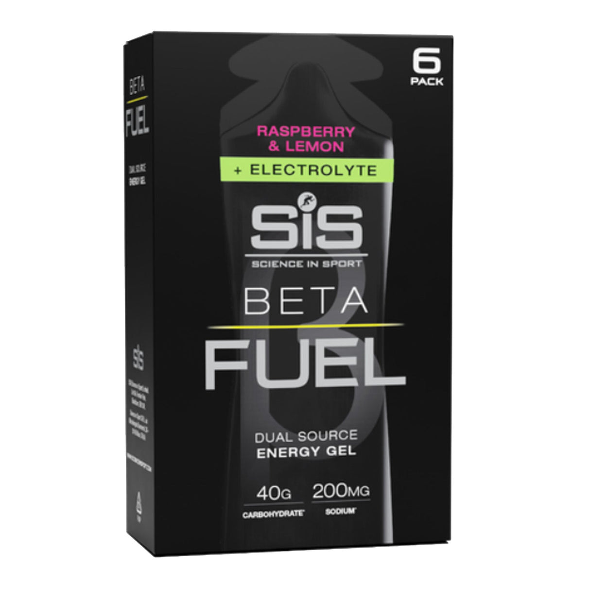 Gel Pack SiS Beta Fuel + Electrolyte 6x60ml - Rasberry & Lemon