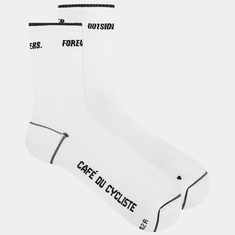 Calze Cafe du Cycliste Motto - Bianco - M