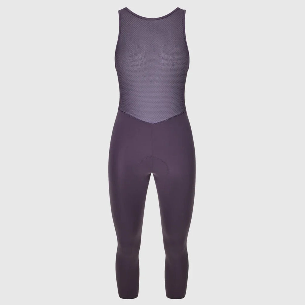Santini Unico Edge 7/8 frau lange tragerhose - Cenere