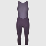 Santini Unico Edge 7/8 frau lange tragerhose - Cenere