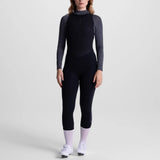 Santini Unico Edge 7/8 frau lange tragerhose - Schwarz