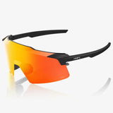 100% Aerocraft Brille - Soft Tact Black HiPER Red Multilayer Mirror