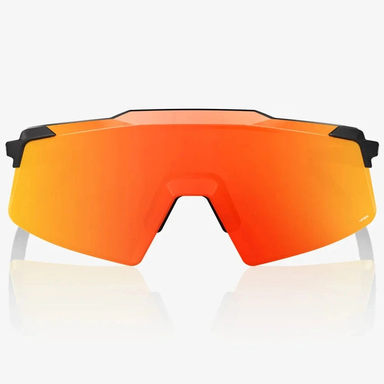 100% Aerocraft Brille - Soft Tact Black HiPER Red Multilayer Mirror