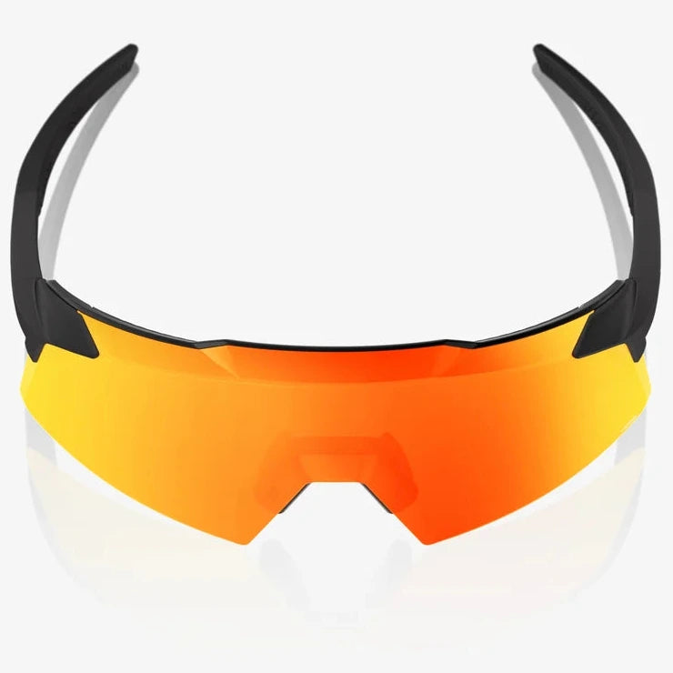 100% Aerocraft Brille - Soft Tact Black HiPER Red Multilayer Mirror