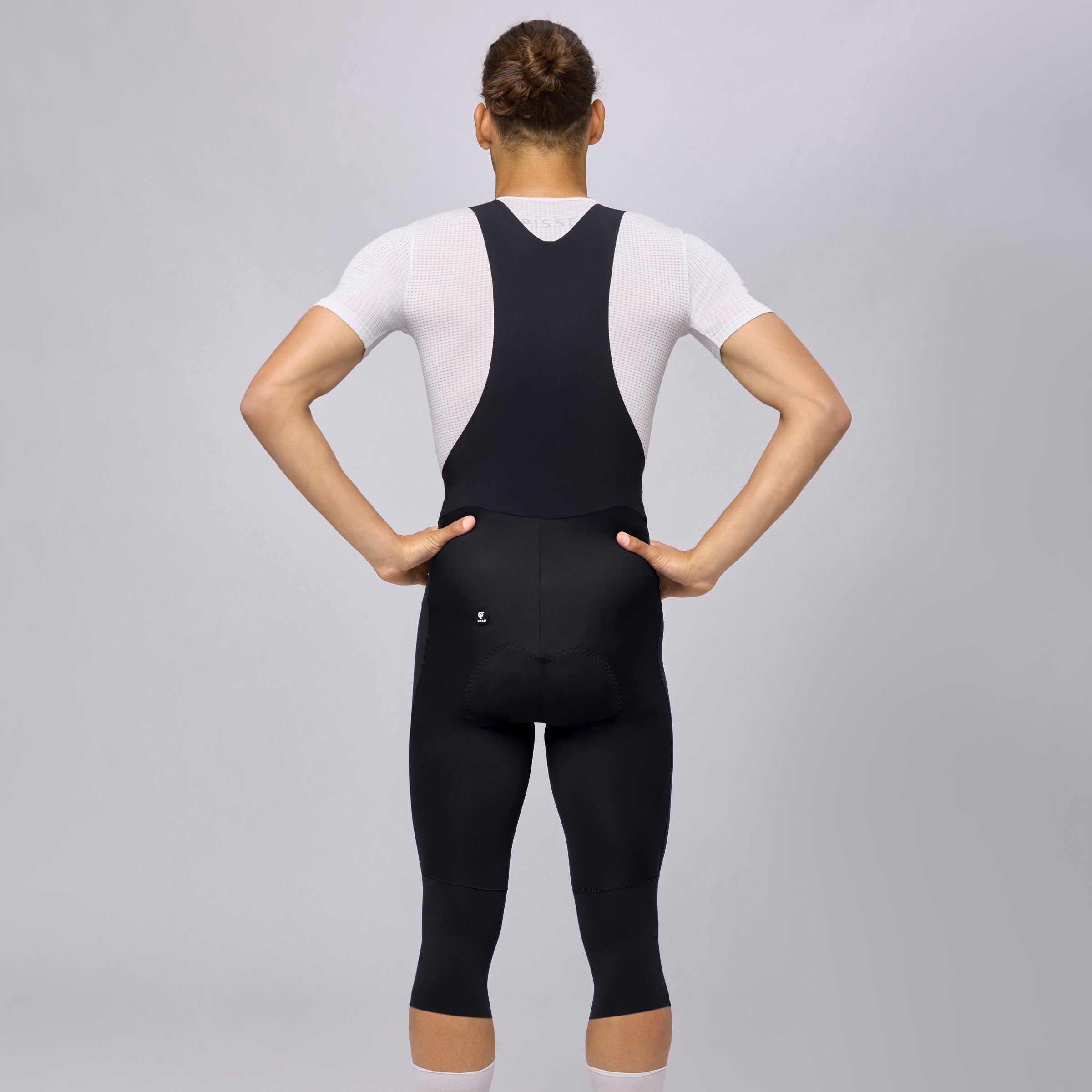 Trägerhose 3/4 Winter-Pissei Primapelle - Schwarz