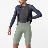 Castelli Espresso Thermal trägerhose - Hellgrau