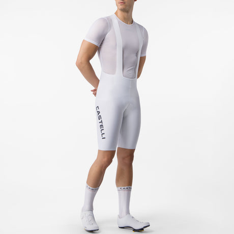 Cuissard à bretelles Castelli Free Aero Race S Kit LTD - Blanc