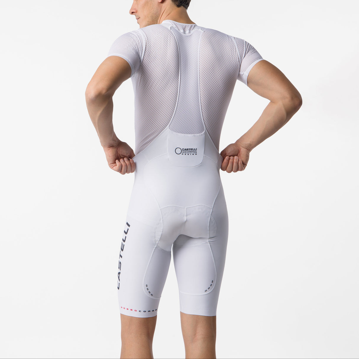 Castelli Free Aero Race S Kit LTD tragerhose - Weiss