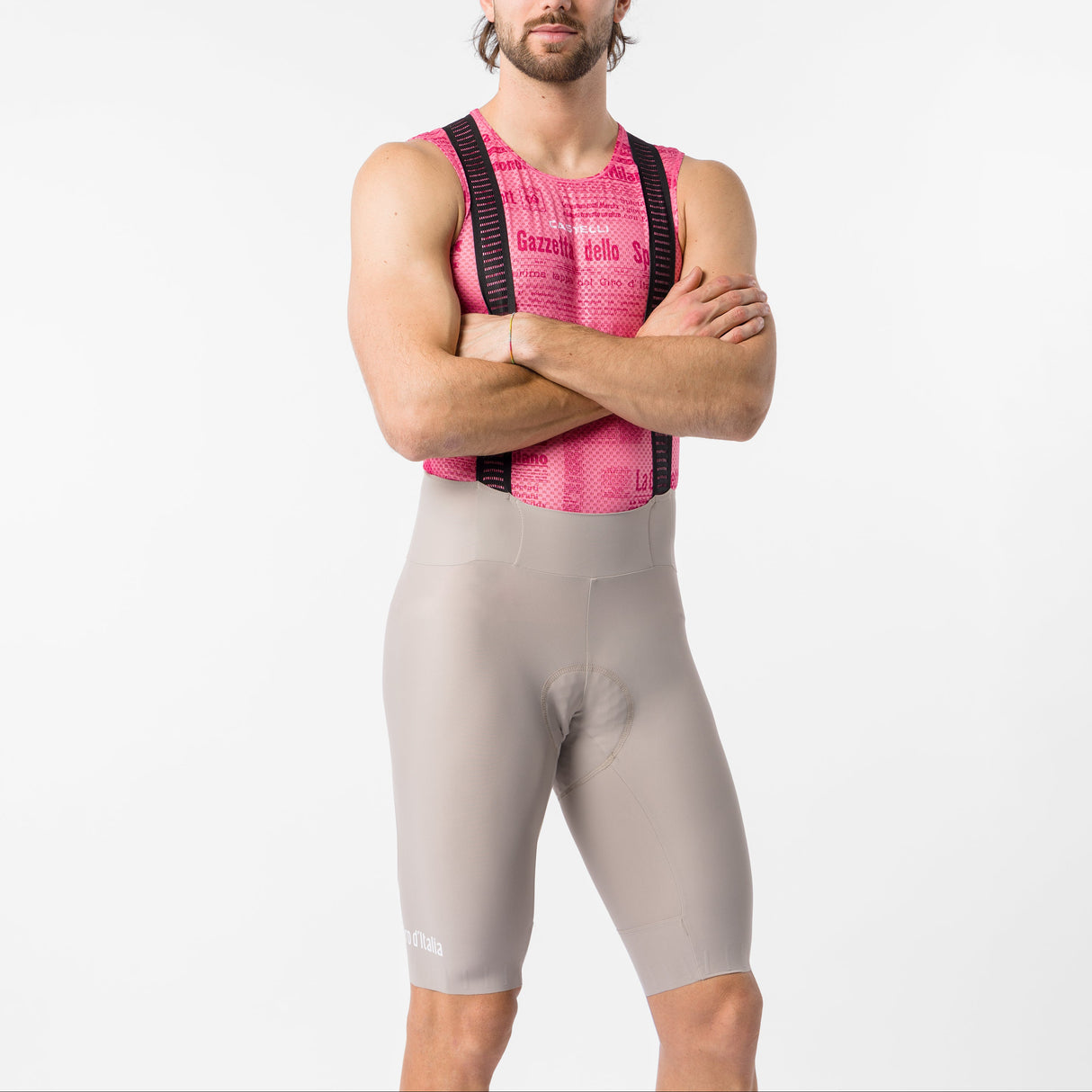 Salopette Giro d'Italia 2026 Trofeo 2 - Beige Castelli