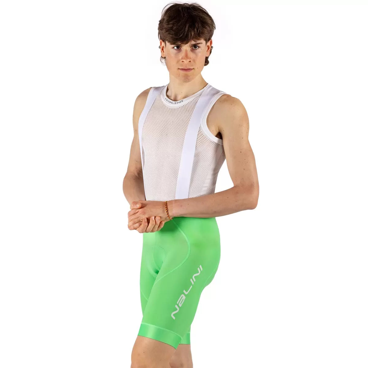 Nalini Thunder bib shorts - Light green