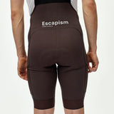 Pas Normal Studios Escapism Cargo bib shorts - Bordeaux