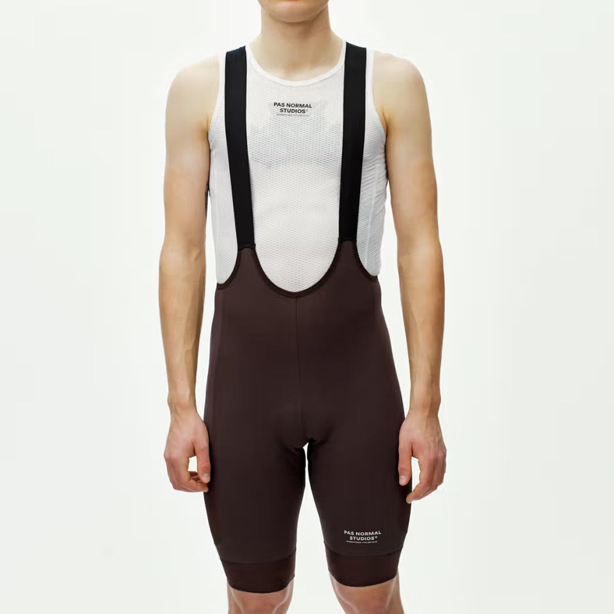 Pas Normal Studios Escapism Cargo bib shorts - Bordeaux