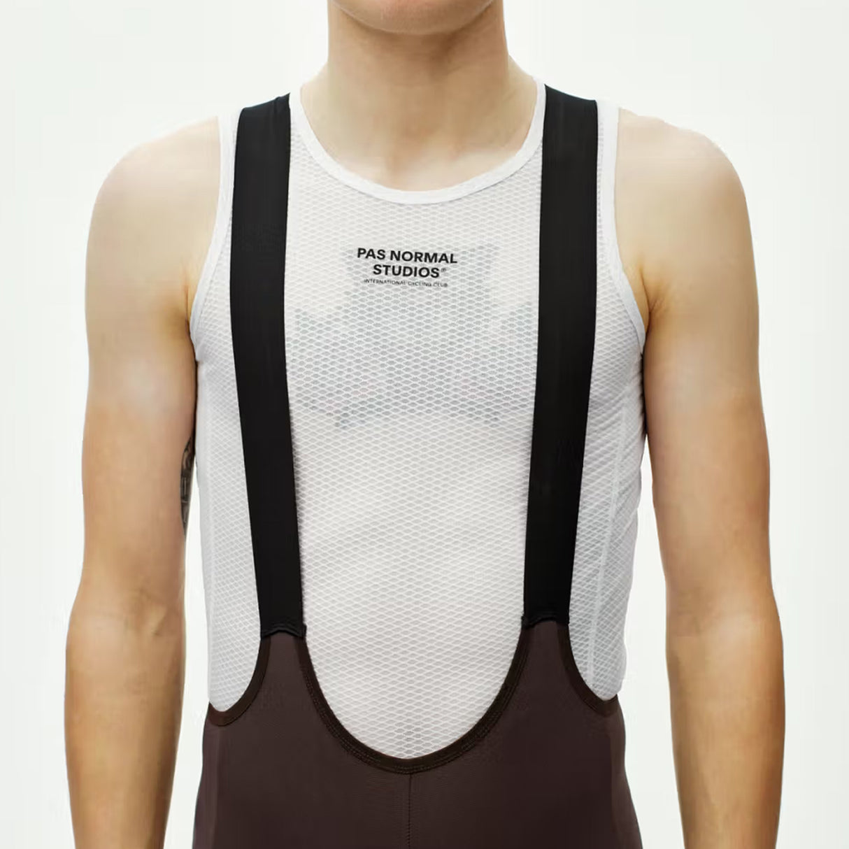 Pas Normal Studios Escapism Cargo bib shorts - Bordeaux