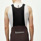 Pas Normal Studios Escapism Cargo bib shorts - Bordeaux