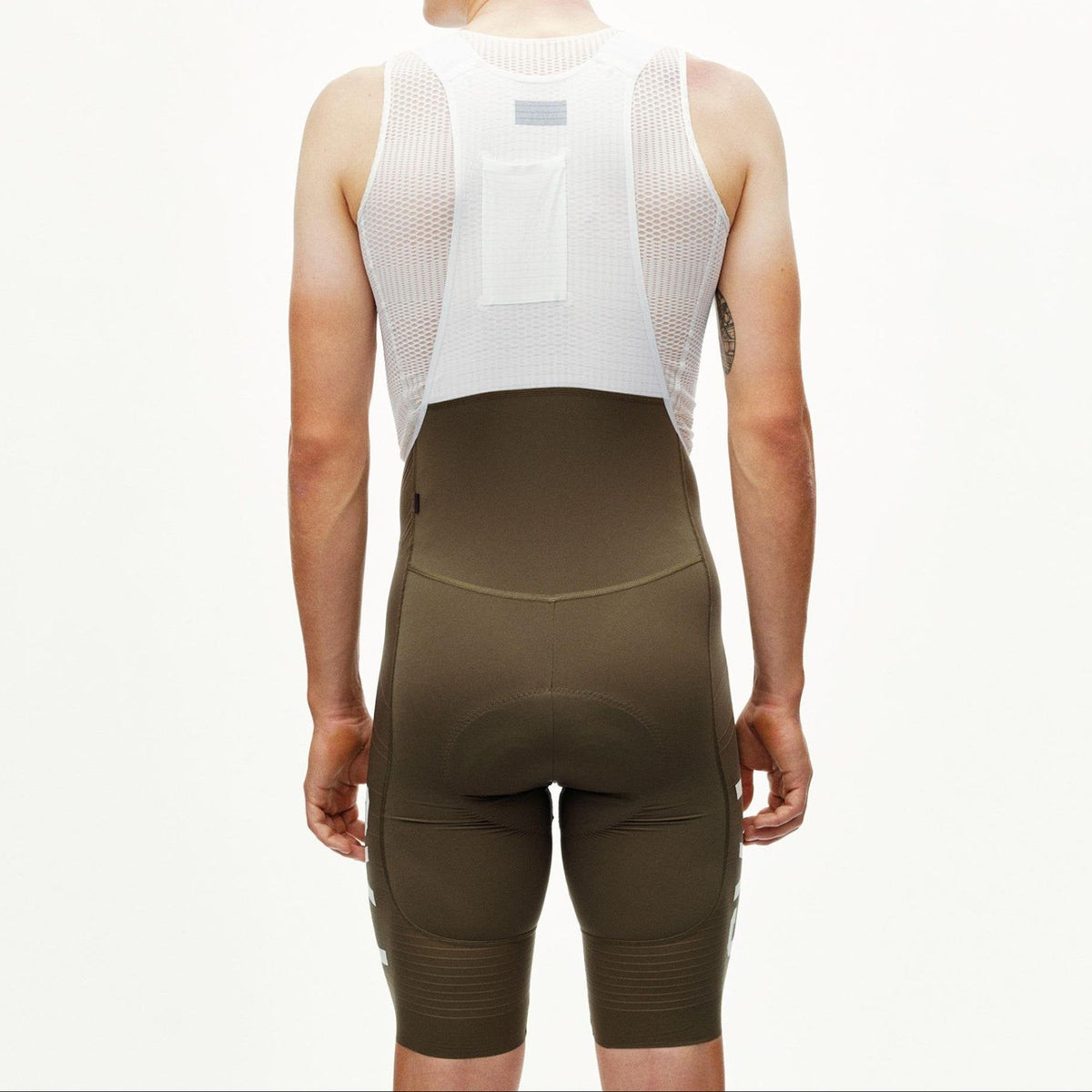 Bib shorts Pas Normal Studios Mechanism Pro - Dark Earth