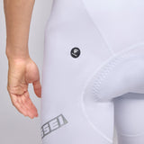 Bib shorts Pissei Thunder - White