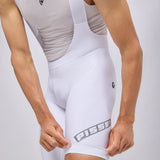 Bib shorts Pissei Thunder - White