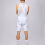 Bib shorts Pissei Thunder - White